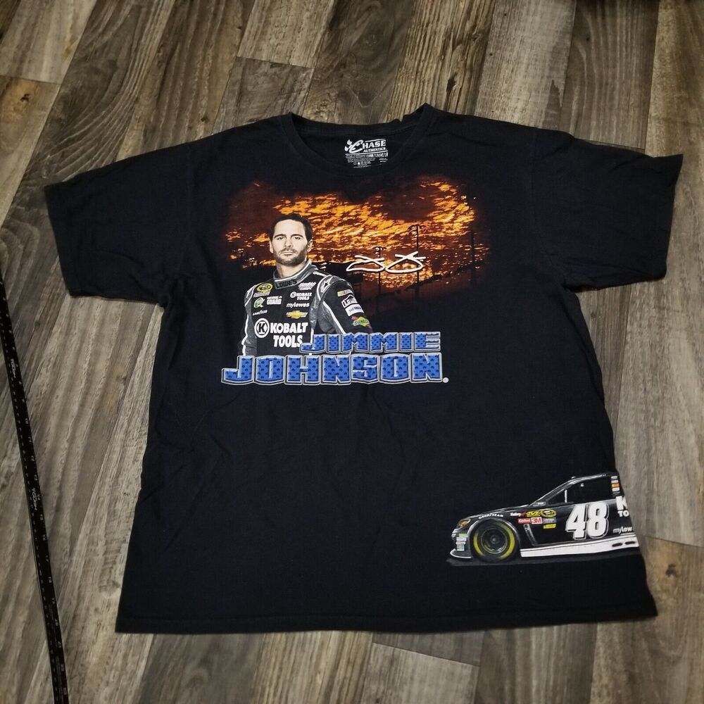 Chase Authentics Nascar T Shirt Kobalt Racing Jimmie Johnson 2013 XL